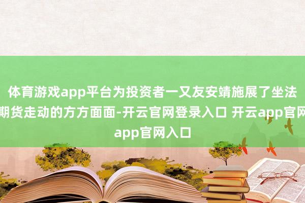 体育游戏app平台为投资者一又友安靖施展了坐法证券期货走动的方方面面-开云官网登录入口 开云app官网入口